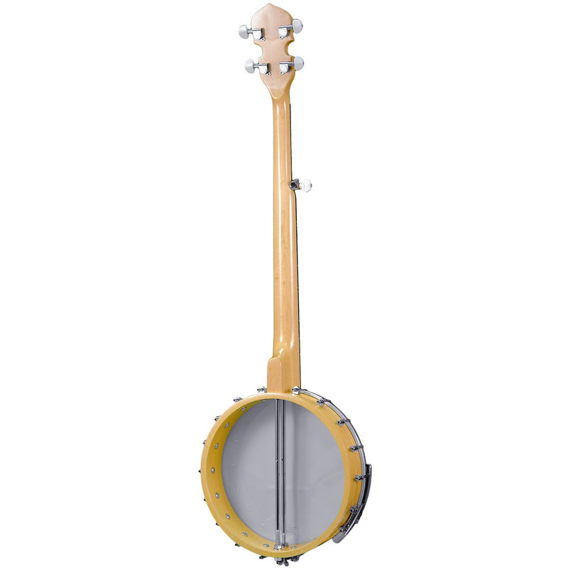 Banjo doré à 5 cordes CC-100 Cripple Creek à dos ouvert