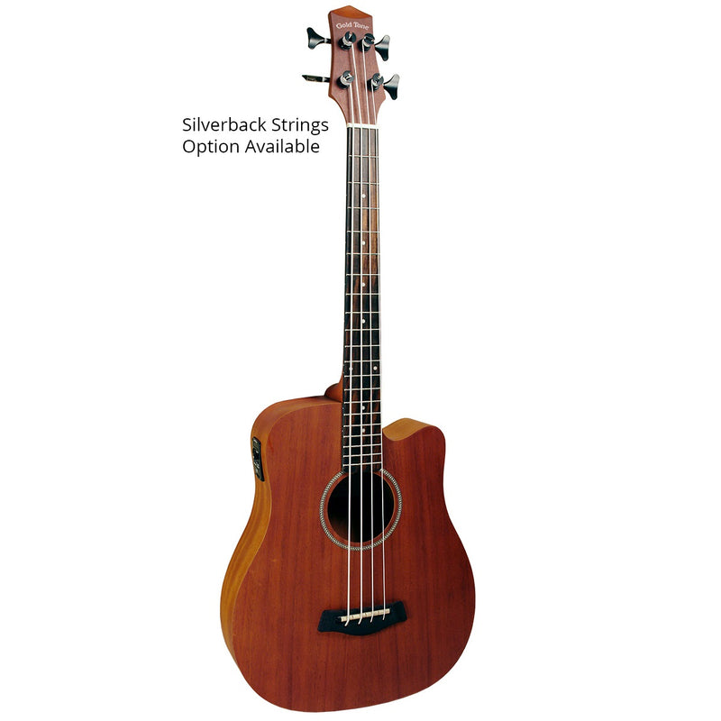 Gold Tone MBASS25 25" Scale Acoustic-Electric MicroBass with Active Transducer and Built in EQ w/gig bag