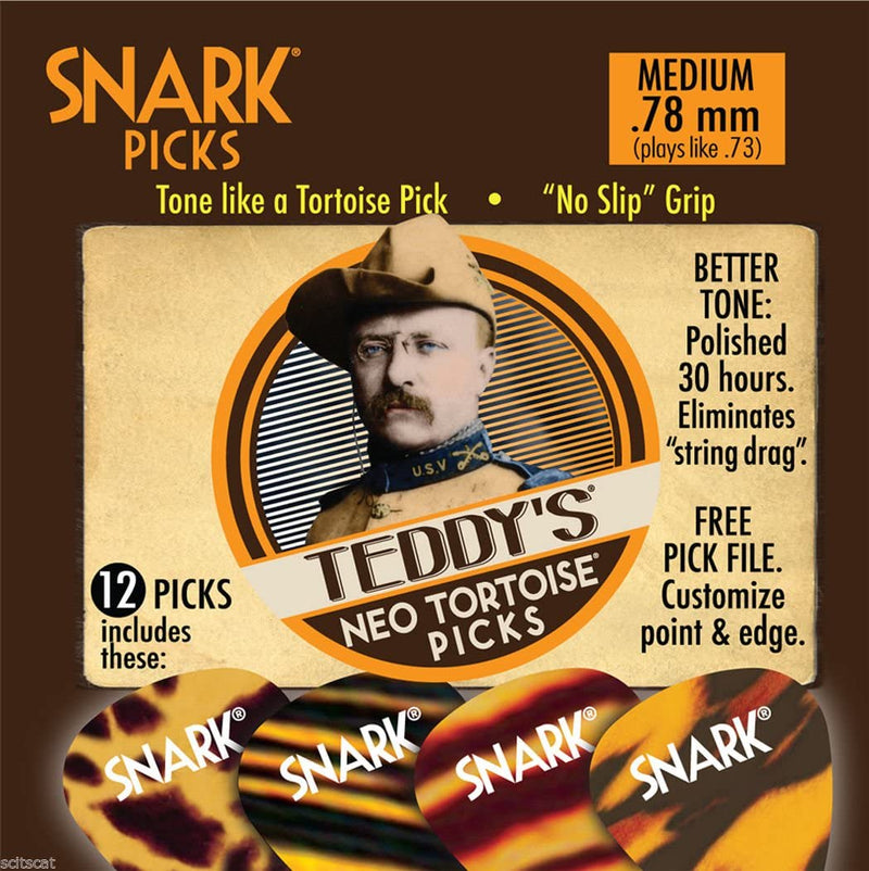 Snark SN-78NT Neo Tortoise Picks - .78mm Med (12)