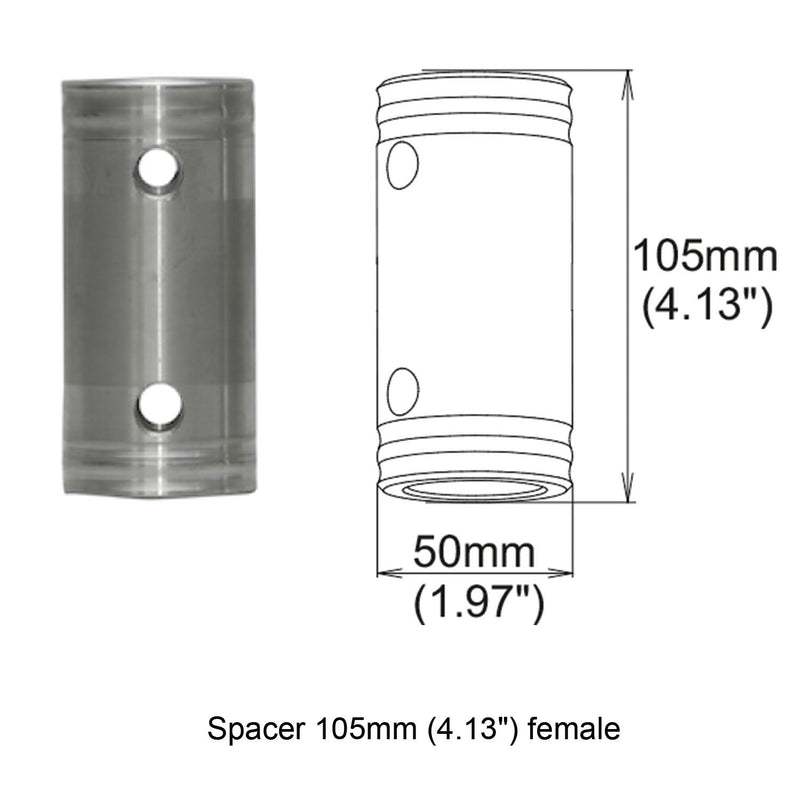 Prox XT-SPFF105 Spacer 105 mm Coupleur féminin