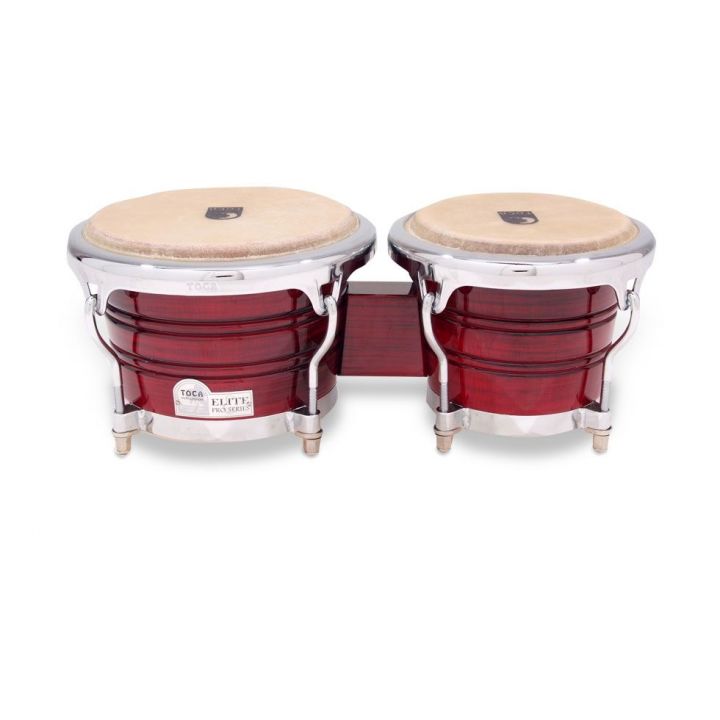Bongos en bois Toca 3170CF Elite Pro - Érable cramoisi