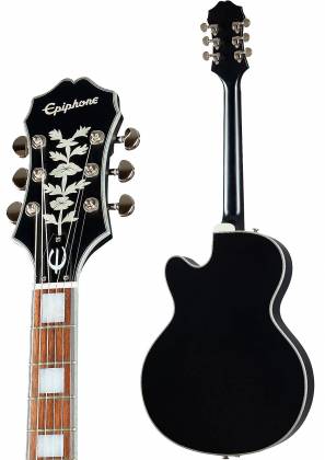 Epiphone ETSW Emperor Swingster Guitare électrique Hollowbody (Noir vieilli brillant)
