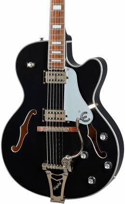 Epiphone ETSW Emperor Swingster Guitare électrique Hollowbody (Noir vieilli brillant)