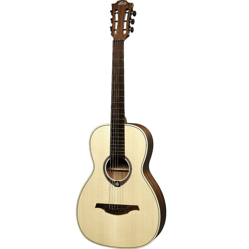 Lag Guitars T177PE Tramontane 177 Guitare électrique acoustique Parlor - Naturel