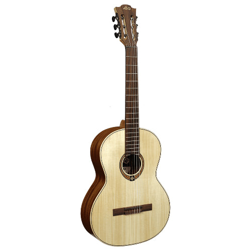 Lag Guitars OCL70 Occitane Nylon 4/4 Epicéa Guitare Classique Gaucher - Pores Ouverts Satin Naturel 