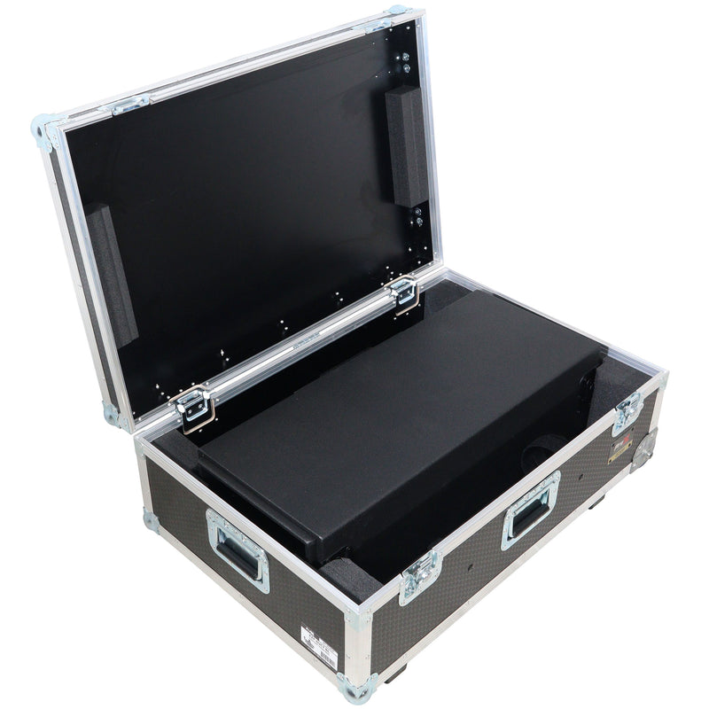 ProX XZF-DJCTBLCASE CONTROL TOWER DJ Podium Stand Travel Case for Pioneer XDJ-XZ, DDJ-1000 SRT, DDJ-SZ2, and DDJ SX-3 - Black