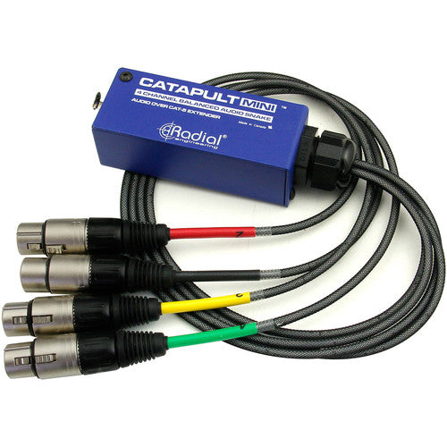 Radial Engineering CATAPULT MINI TX 4-Channel XLRF / Cat 5 Audio Snake
