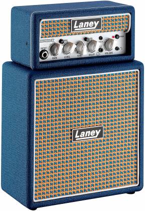 Ampli de guitare Laney MINISTACK-LION alimenté par batterie Lionheart Edition avec interface pour smartphone