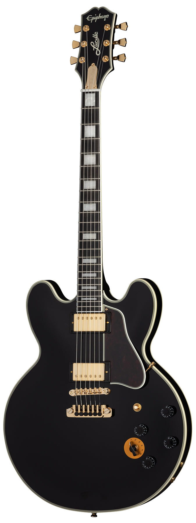 Epiphone IGBBKEBGH Guitare électrique semi-creuse (ébène)