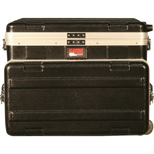 Gator GRC-STUDIO4GO-W Étui de style ATA avec roulettes pour appareil d'enregistrement en rack 4U et ordinateur portable