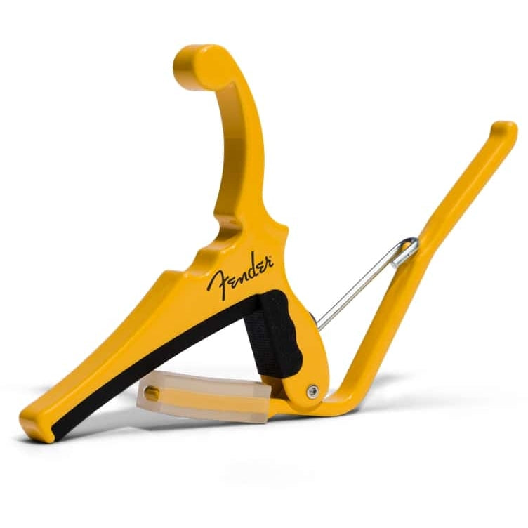 Kyser KGEFBBA Capodastre pour guitare électrique à changement rapide - Fender Butterscotch Blonde 
