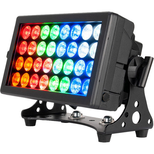 American DJ 32 Hex Panel Ip - Ip65 Rated Wash / Blinder / Color Strobe (Black) - Red One Music