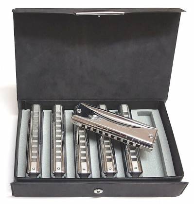 Suzuki SU-MR350S ProMaster 6-piece Harmonica Box Set