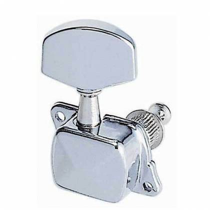 Profile J21CR Jeu de mécaniques pour guitares électriques 3+3-Chrome
