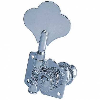 Profile JBL200CR Ensemble de 4 têtes de machine à basse chromées à engrenage ouvert