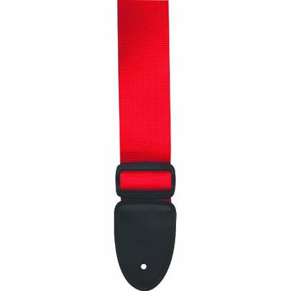 Profile PGS100-RD 2" Nylon Guitar Strap (Red)