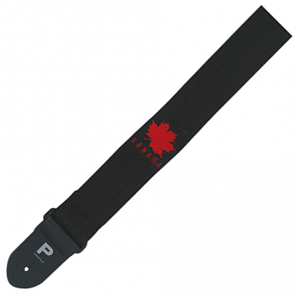 Sangle de guitare Profile PGS-CDN-C-BK Canada en coton noir