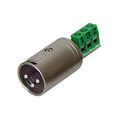 Rolls XLM113 Plug de terminaison mâle à 3 broches pour une connexion à fil nu
