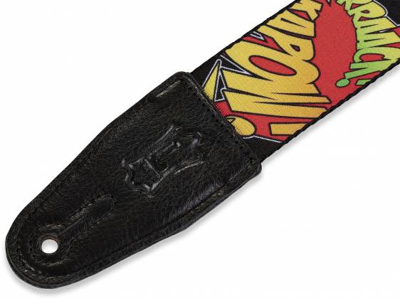 Levy's MPD2-036 Polyester Sublimation-Printed Guitar Strap - 2" (Comic Design)