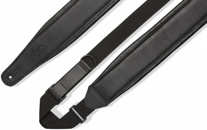 Levys MRHGP Line Garment Padded Guitar Strap - 3.5” (Black)
