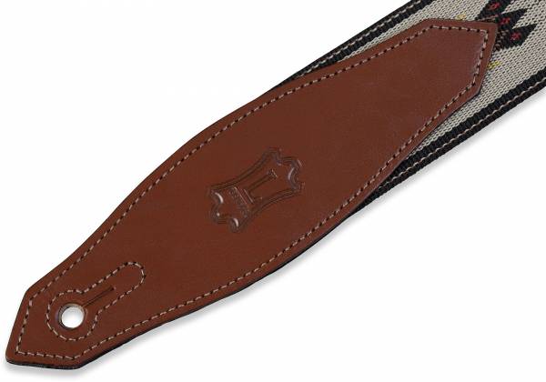 Levy's MSSN80-TAN 2" Polypropylene/Jacquard Weave Guitar Strap Adjustable To 62" (Tan)