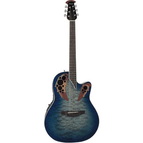 Ovation Ce48P-Rg Celebrity Super Shallow Acoustic electric Guitar Regal To Natural - Red One Music
