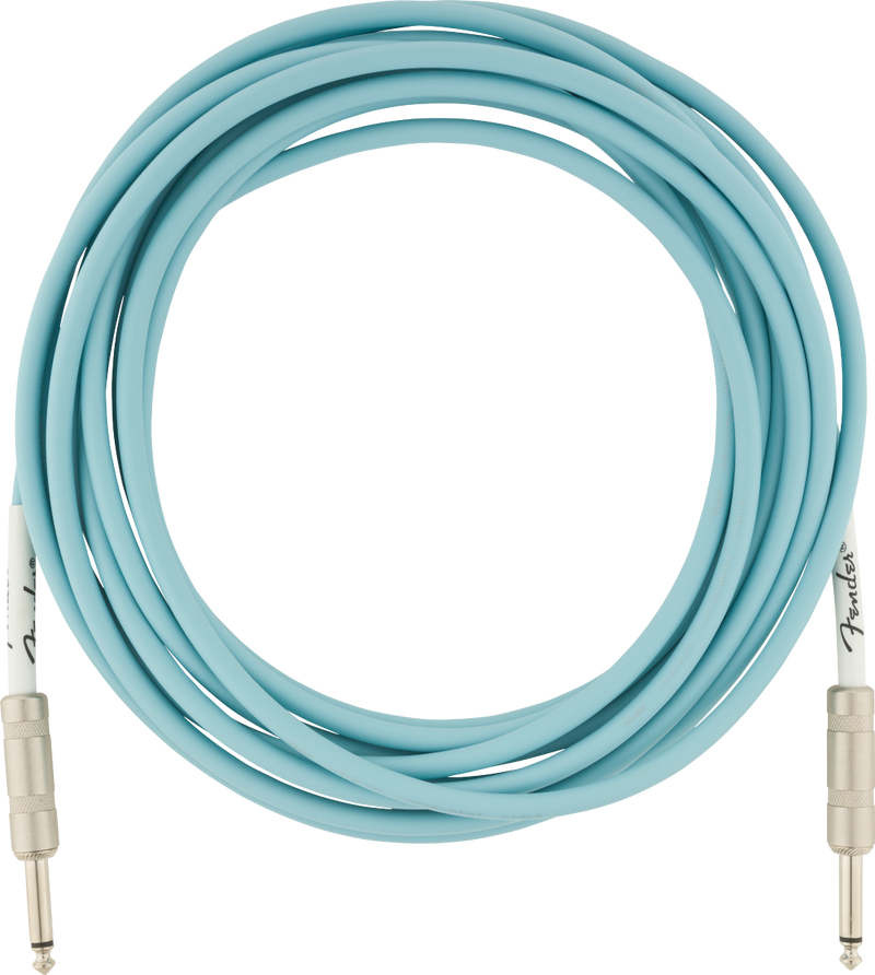 Câble d'instrument d'origine Fender (Daphne Blue) - 18,6 '