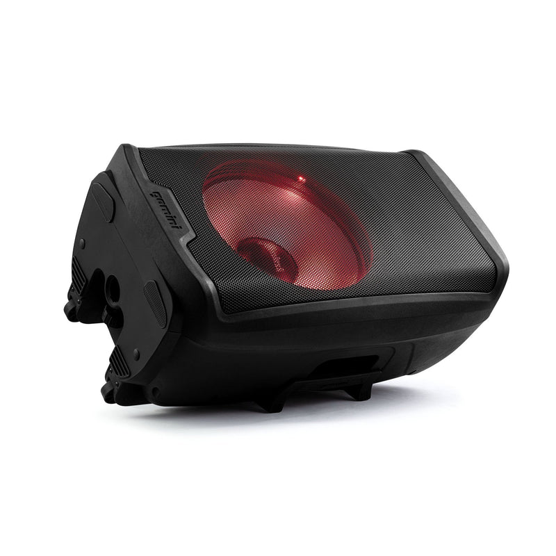Gemini AS-2115BT-LT-PK 2000 Watt Active Multi-LED Bluetooth Loudspeaker - 15"