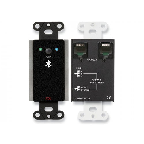 RDL DB-BT1A Bluetooth Audio Format-A Interface Wall Plate