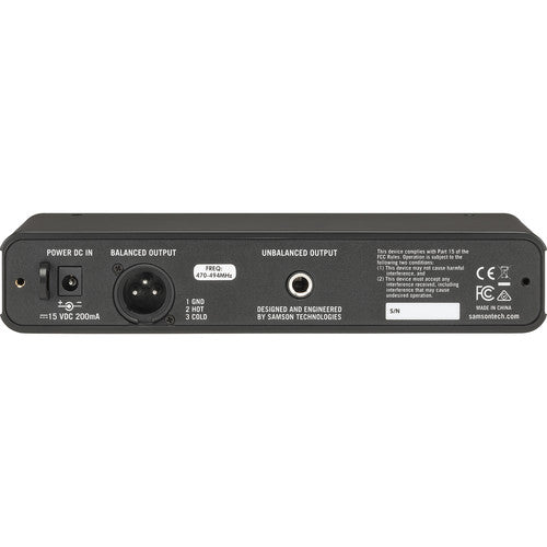 Système de microphone casque sans fil Samson CONCERT 88X (K : 470 à 494 MHz)