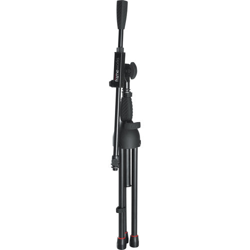 Gator Frameworks GFW-MIC-2621 Kick Drum/Amplifier Tripod Mic Stand w/ Telescoping Boom