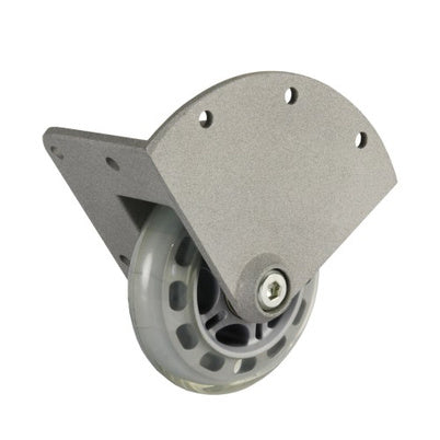 Adam Hall AH-37450S Roulette d'angle encastrée avec roue souple - 75 mm (simple)