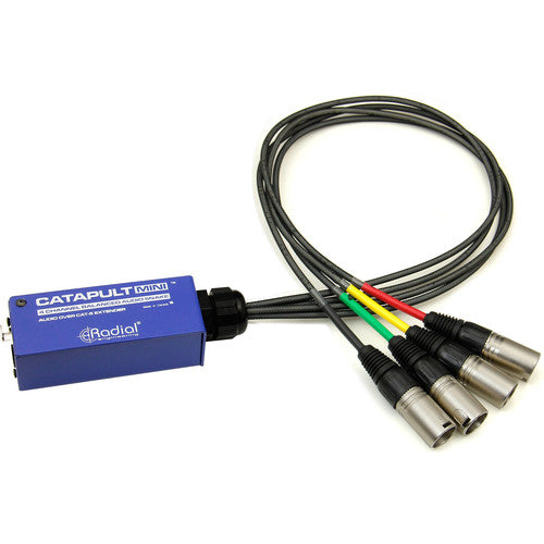 Radial Engineering CATAPULT MINI RX 4-Channel XLRM / Cat 5 Audio Snake