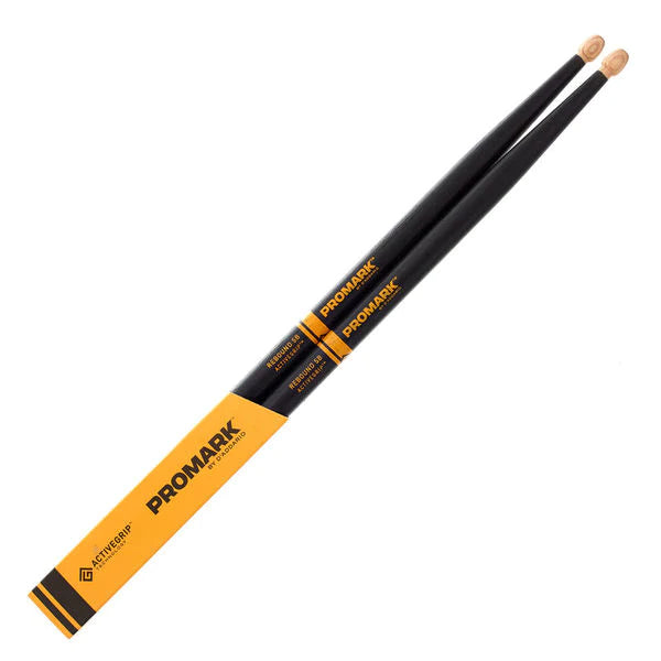 Baguettes de batterie Pro-Mark R5BAG Rebound 5B ActiveGrip avec pointe en gland