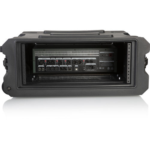 Gator G-PROR-4U-19 Rotationally Molded Rack Case w/ Wheels & Handle - 4U, 19" Deep