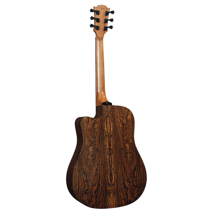 Lag Guitars T270DCE Tramontane 270 Dreadnought Guitare électrique acoustique à pan coupé - Satin naturel