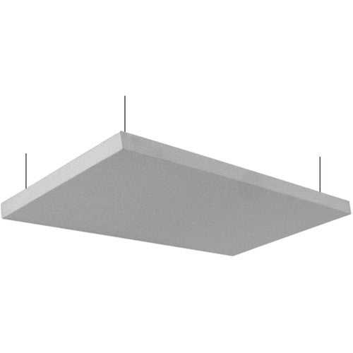 Nuage acoustique Primacoustic NIMBUS avec ancrages et fil, 24" x 48" x 1,5 - Gris, paquet de 2