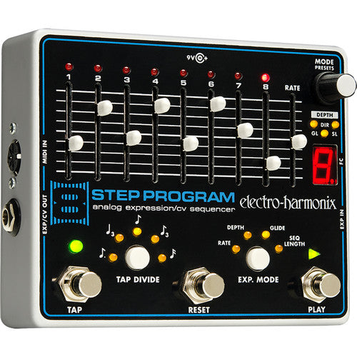 Electro-Harmonix 8-STEP PROGRAM Pédale d'expression analogique/séquenceur CV