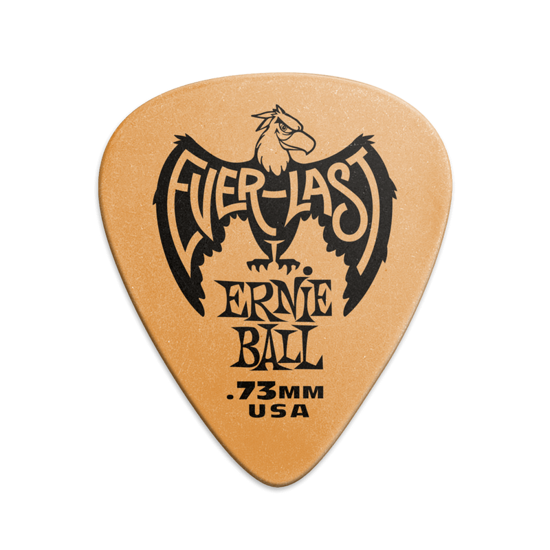 Ernie Ball 9190EB Everlast Guitar Picks - .73mm Orange (12)