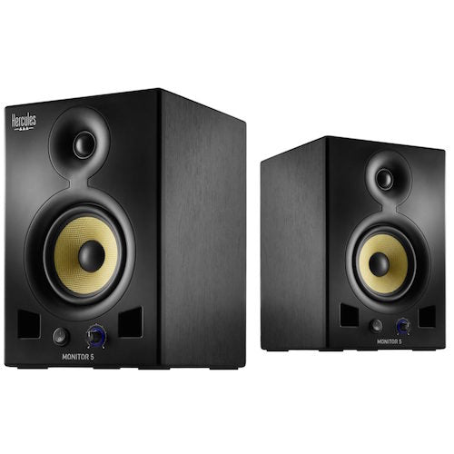 Hercules DJ MONITOR 5 Studio Monitors - Red One Music