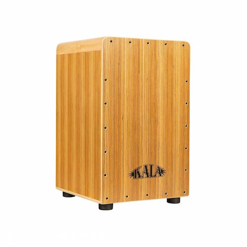 Kala KA-CAJON-ZEBRA Zebrawood Cajon - Red One Music