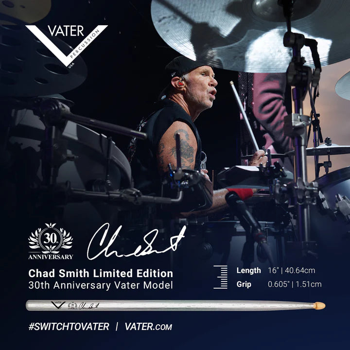 Vater VHCS30 Chad Smith Baguette Vater modèle 30e anniversaire (argent)