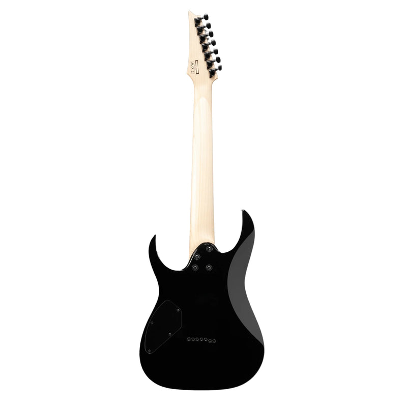 Ibanez GRG7221QATKS Gio Series 7 String Electric Guitar (Quilted Maple Black)