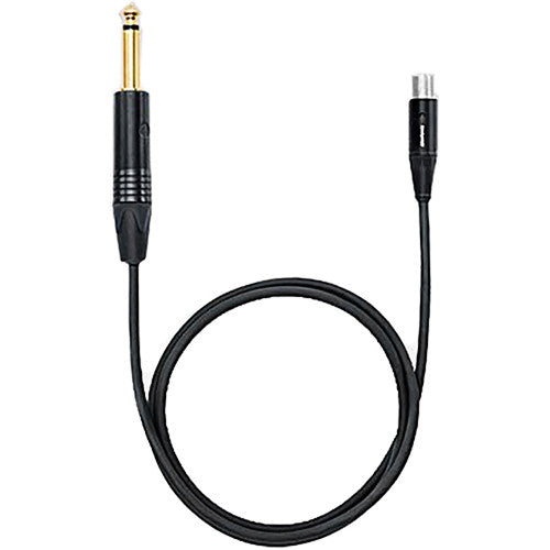 Shure WA306 Instrument Cable for Compatible Shure Transmitters (3')