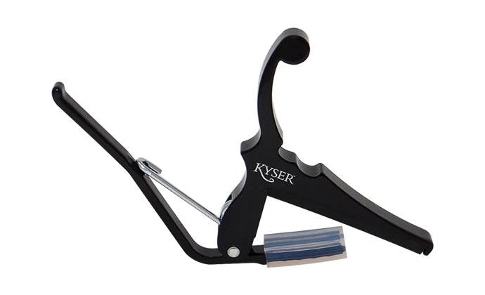 Kyser KGEBA Quick-Change Electric Guitar Capo - Black