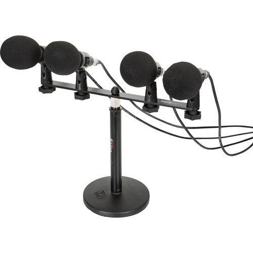 Gator Frameworks GFWMIC1TO4 Barre de montage micro pour 1 à 4 microphones