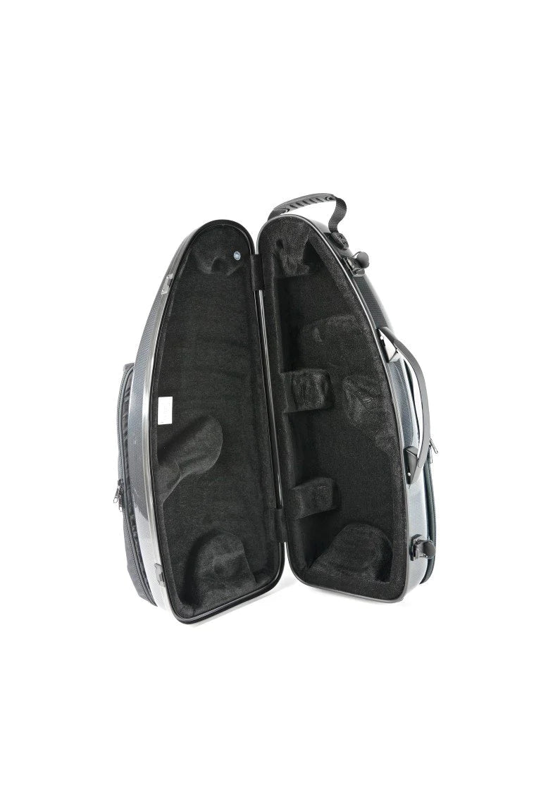 Bam 4101XLPC Étui pour saxophone alto hightech avec poche (carbone noir)