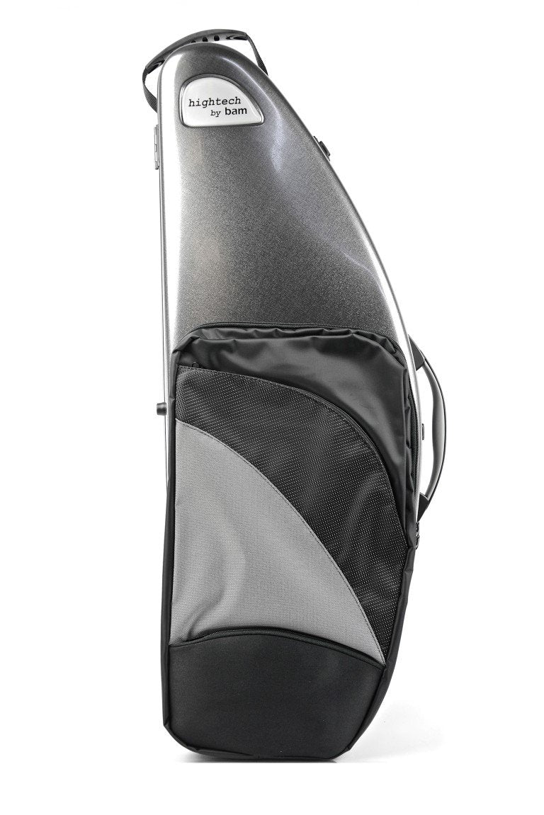 Bam 4102XLPT Étui pour saxophone ténor hightech avec poche (Tweed)