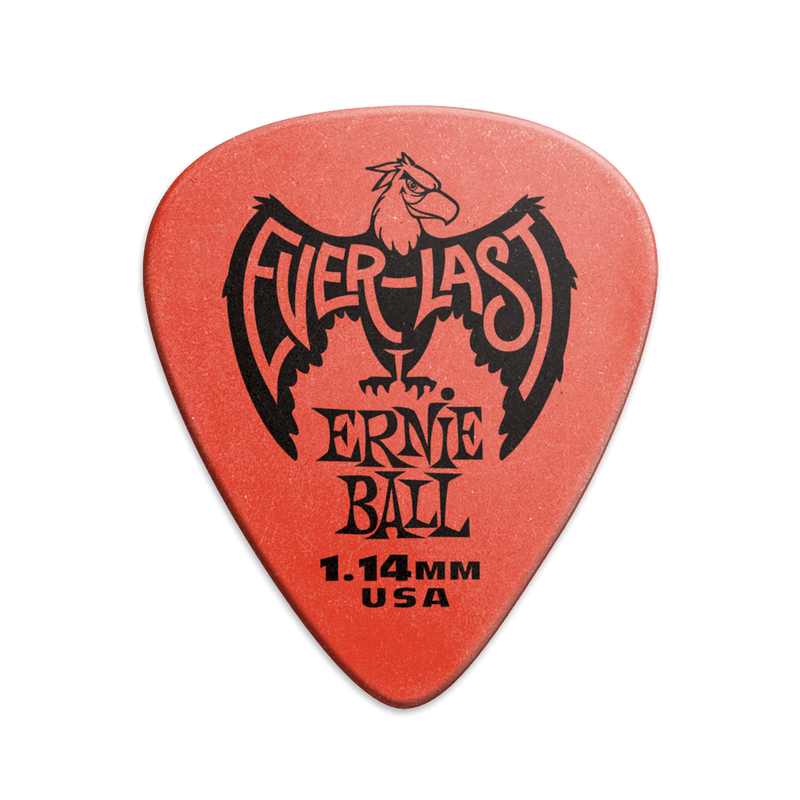 Ernie Ball 9194EB Everlast Guitar Picks - 1.14mm Red (12)