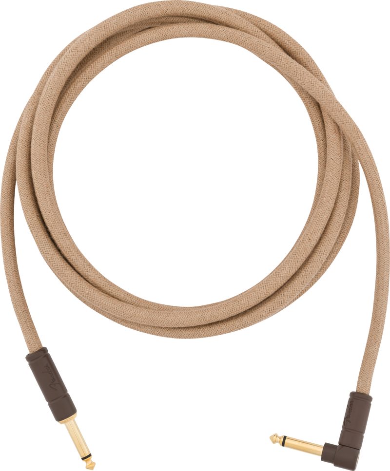 Câble pour instrument droit/angle en chanvre Fender FESTIVAL (naturel) - 10'